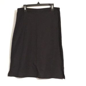 Black Office Skirt